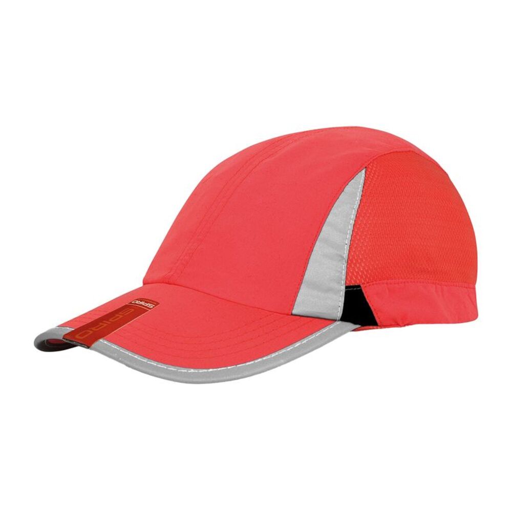 Result Headwear Spiro Sport Cap / Red/Black